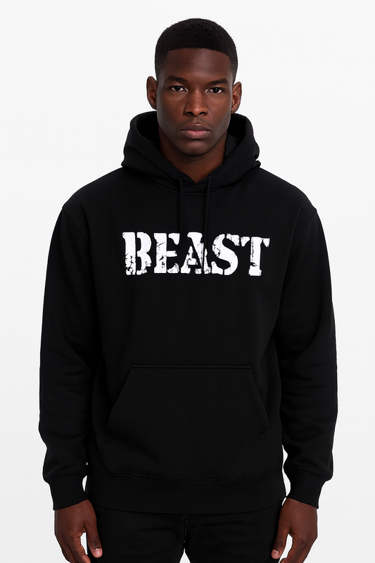 Urbane Fabulous Men Black Hoodie