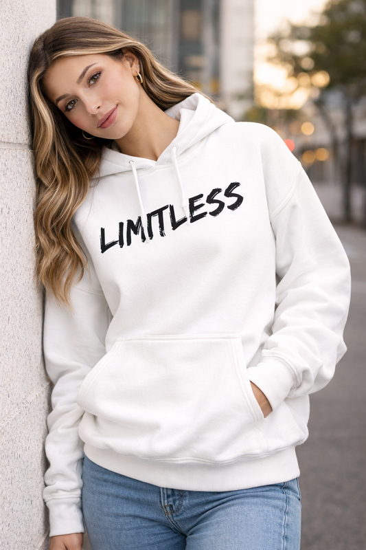 Urbane Fabulous Limitless White Women Hoodie
