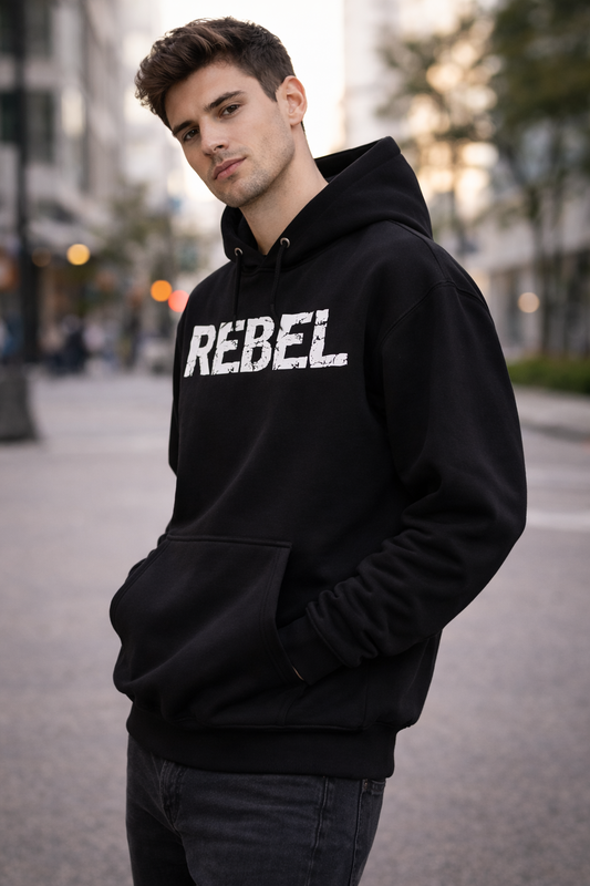 Urbane Fabulous Black REBEL Hoodie