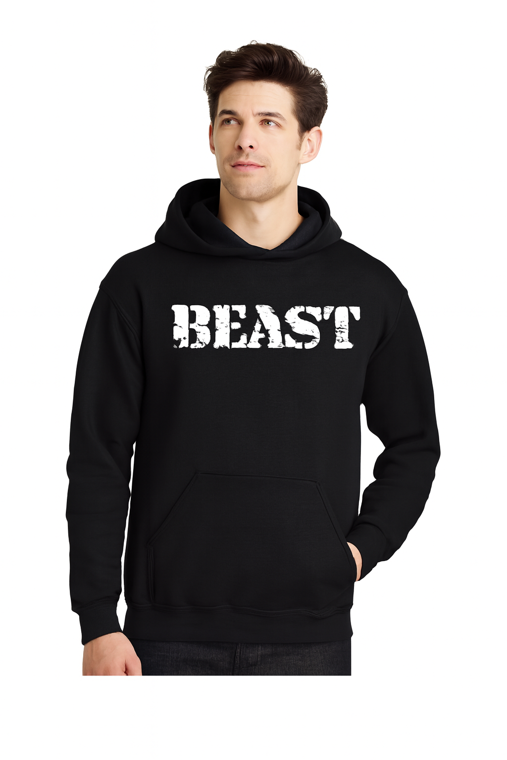 Urbane Fabulous Men Black Hoodie