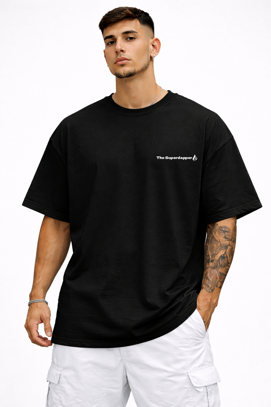 Plain – Oversized Black T-Shirt