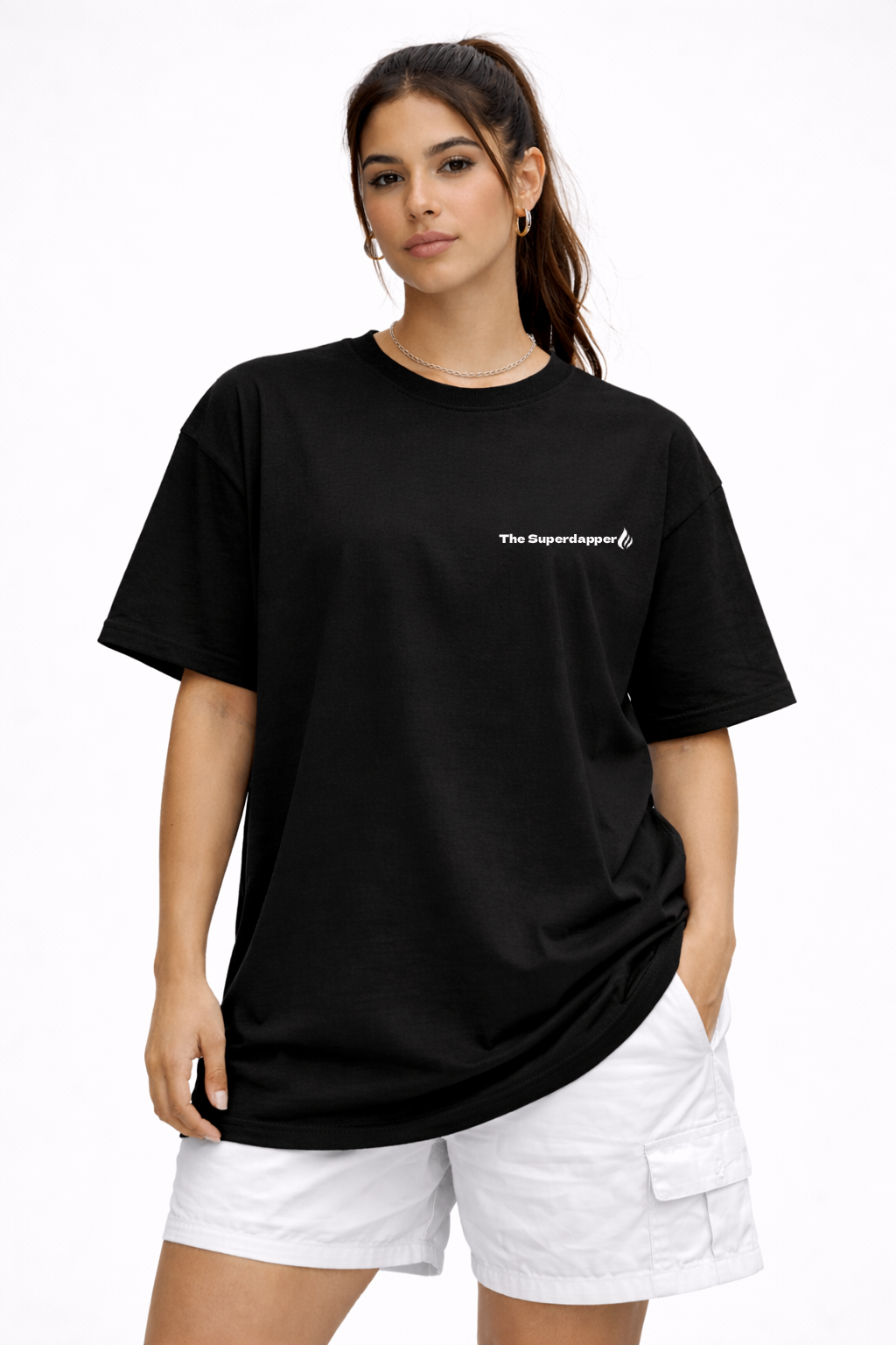 Comfort Zone– Oversized Black T-Shirt