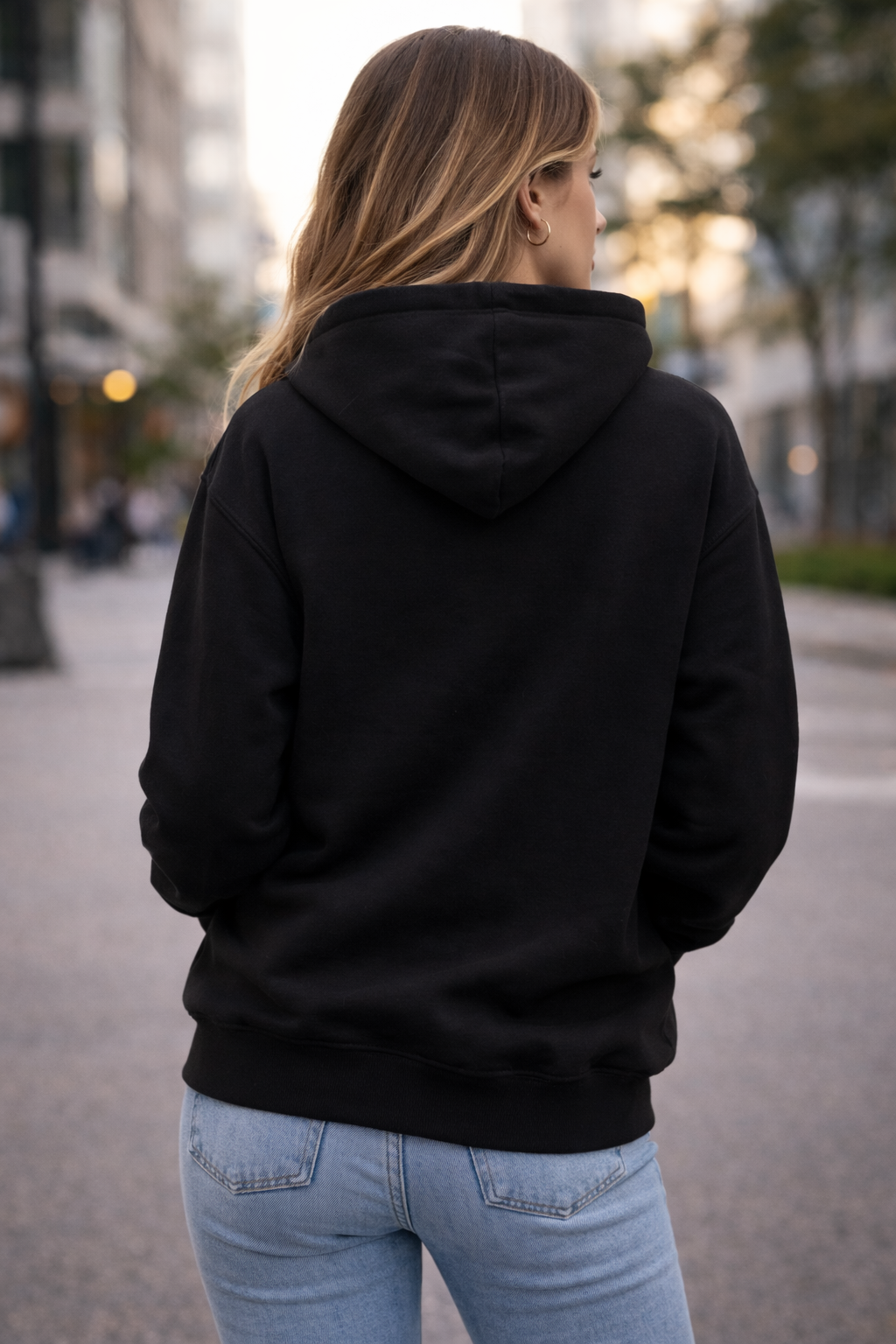 Urbane Fabulous Peace Black Hoodie
