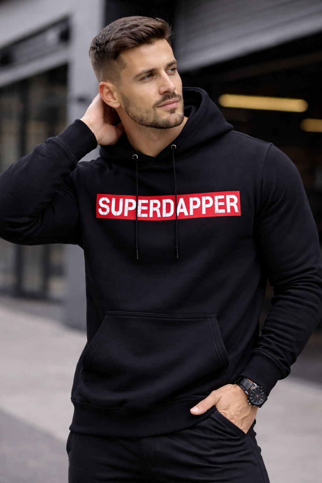 Urbane Fabulous Black SUPERDAPPER Hoodie