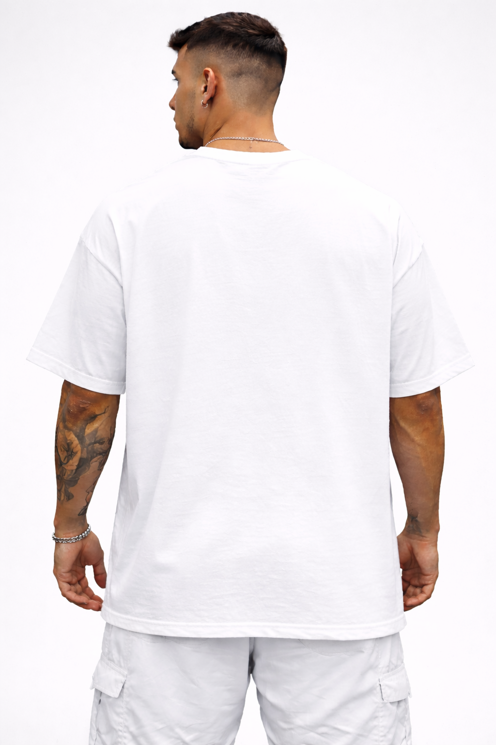 Plain – Oversized White T-Shirt