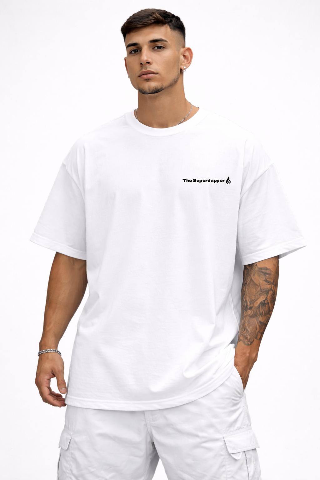 Plain – Oversized White T-Shirt